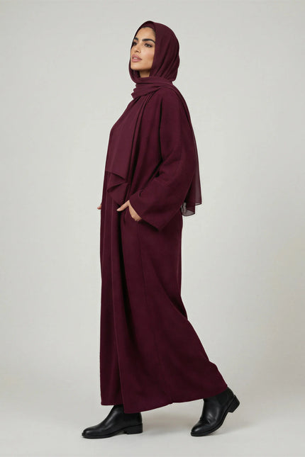 Winter Corduroy Closed Abaya JILBAYA