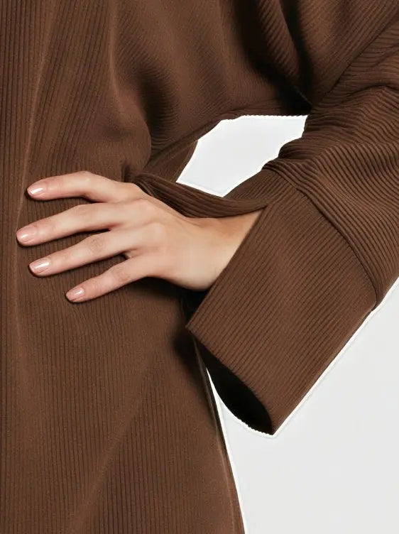 Winter Corduroy Closed Abaya JILBAYA