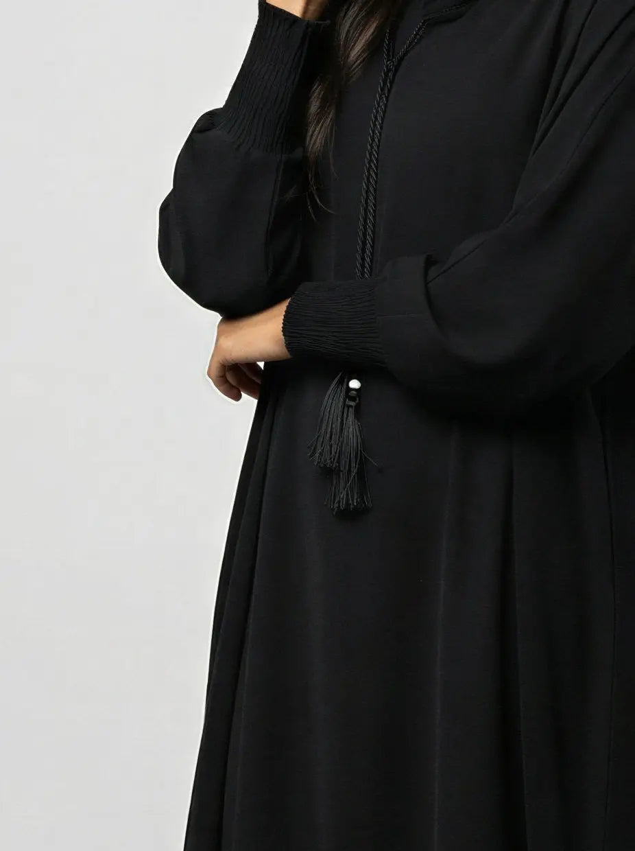 Long Sleeve Hooded Abaya JILBAYA