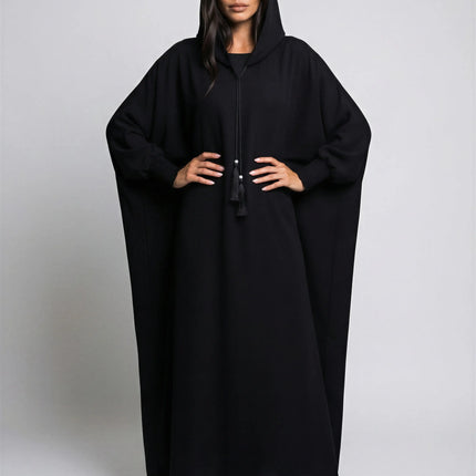 Long Sleeve Hooded Abaya JILBAYA