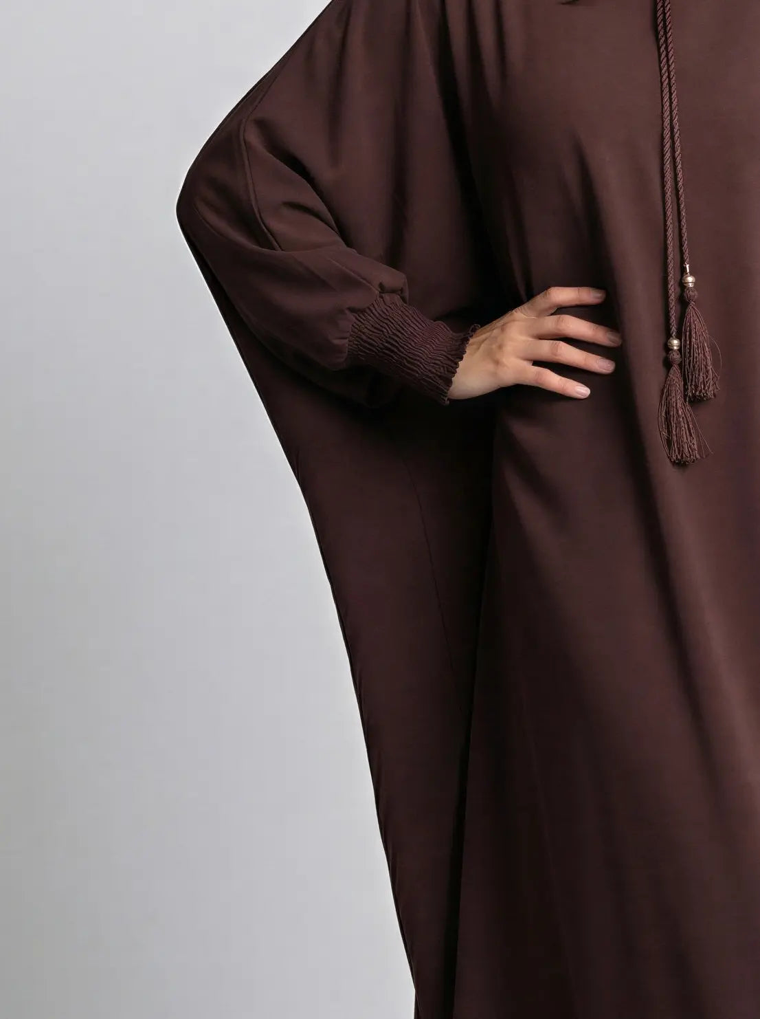 Long Sleeve Hooded Abaya JILBAYA