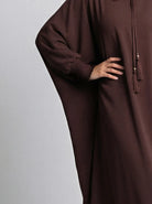 Long Sleeve Hooded Abaya JILBAYA