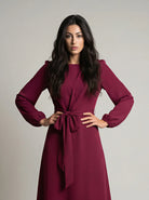 Elegant Long Sleeve Abaya Dress JILBAYA