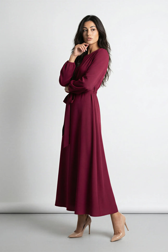 Elegant Long Sleeve Abaya Dress JILBAYA