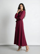 Elegant Long Sleeve Abaya Dress JILBAYA