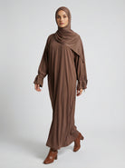 Abaya with Drawstring Cuff JILBAYA