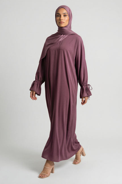 Abaya with Drawstring Cuff JILBAYA
