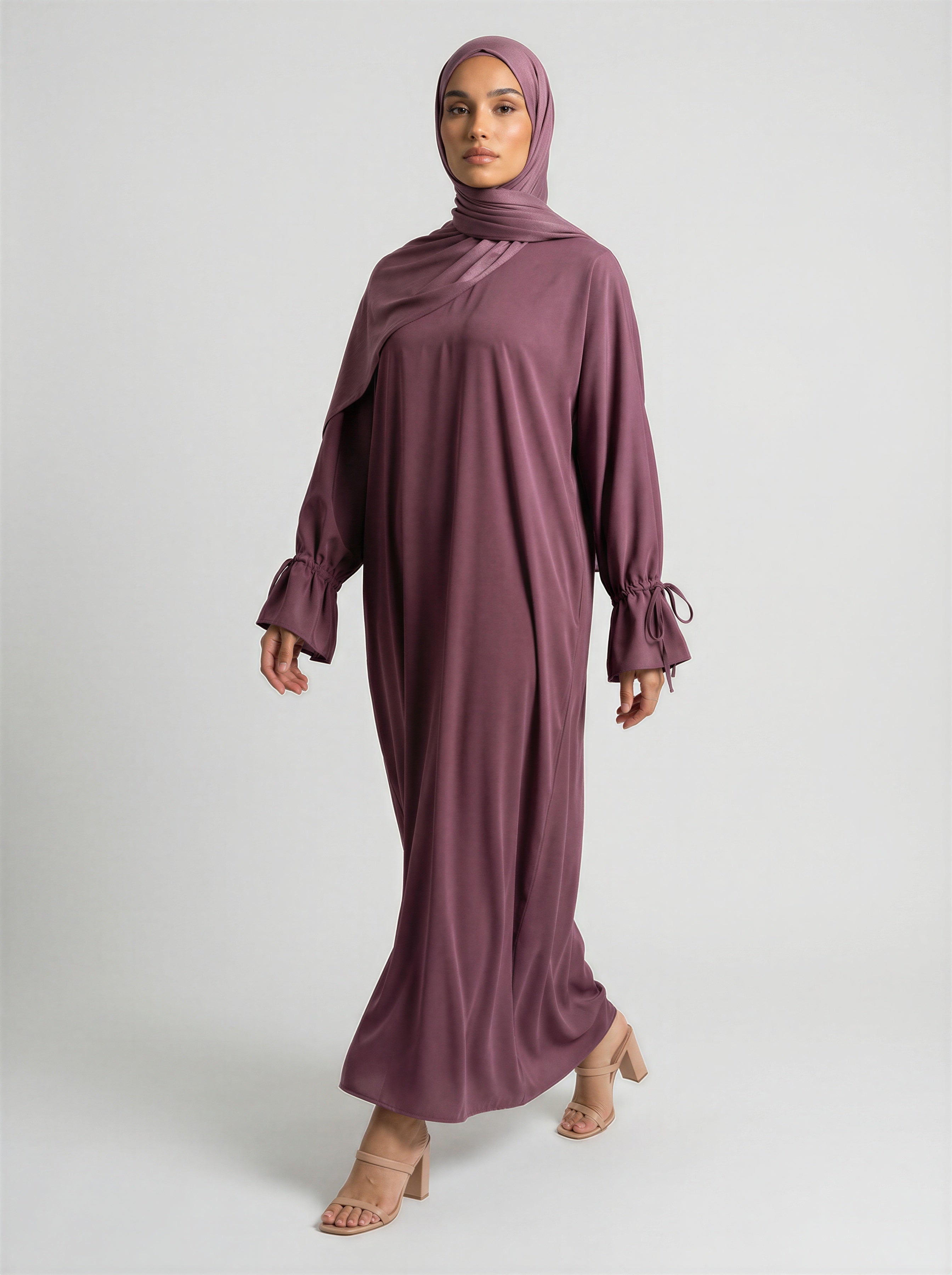 Abaya with Drawstring Cuff JILBAYA