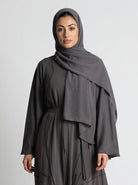 Tie-Waist Bell Sleeve Tiered Abaya JILBAYA