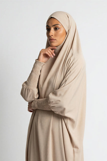 Jilbab with Ribbed Cuffs JILBAYA
