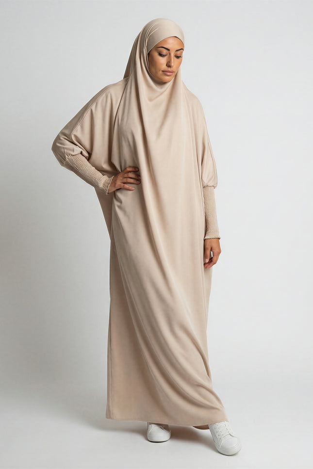 Jilbab with Ribbed Cuffs JILBAYA