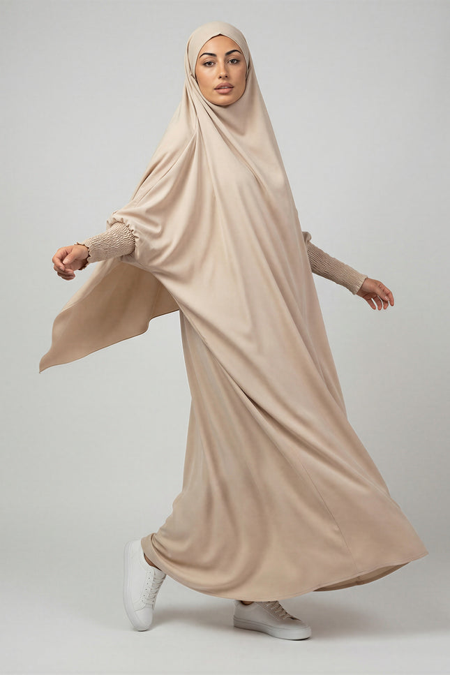 Jilbab with Ribbed Cuffs JILBAYA