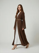 Luxe Embellished Open Abaya Set JILBAYA
