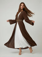 Luxe Embellished Open Abaya Set JILBAYA