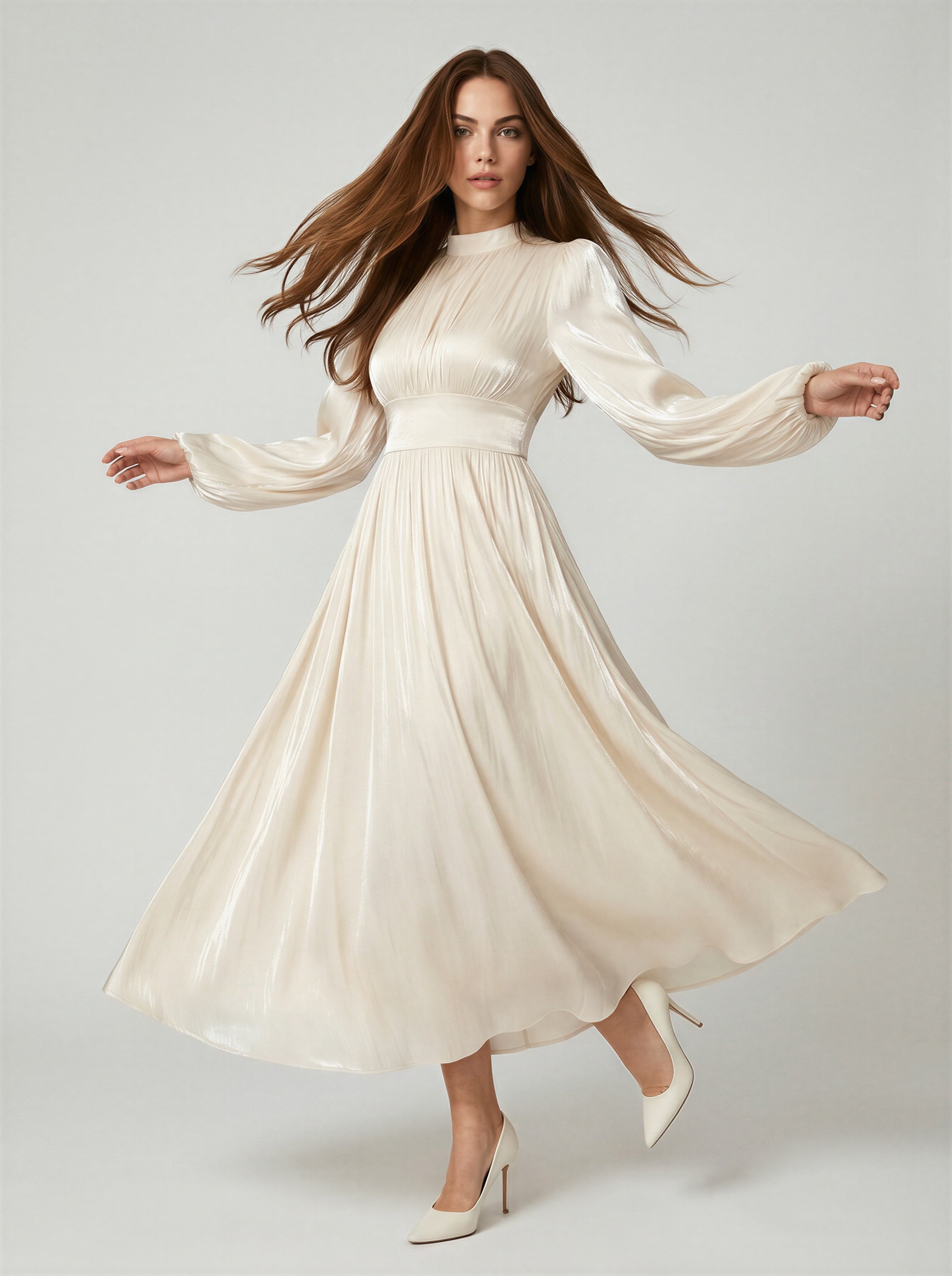 Élan Silk Dress JILBAYA
