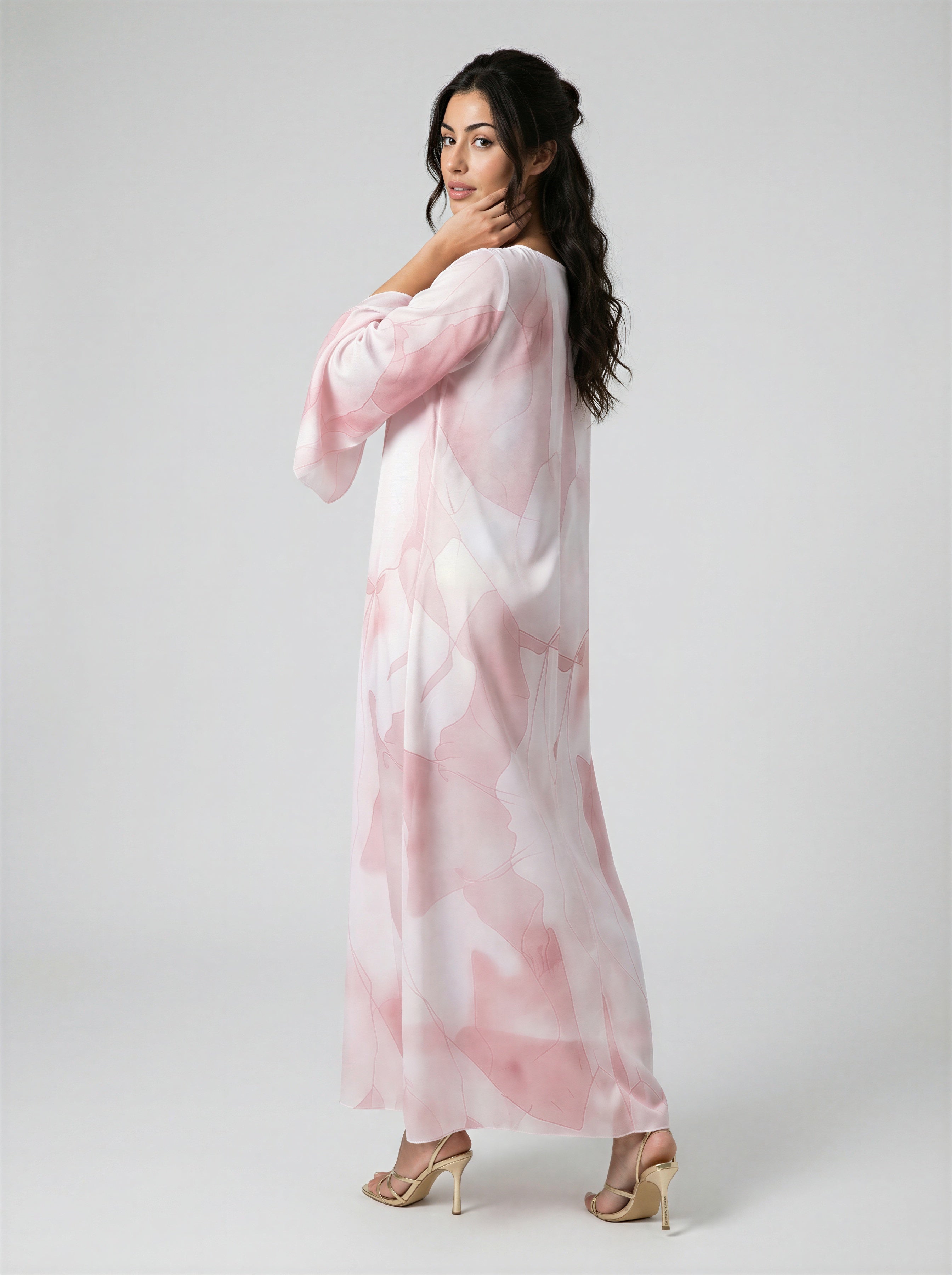 Blush Flow Maxi Dress JILBAYA