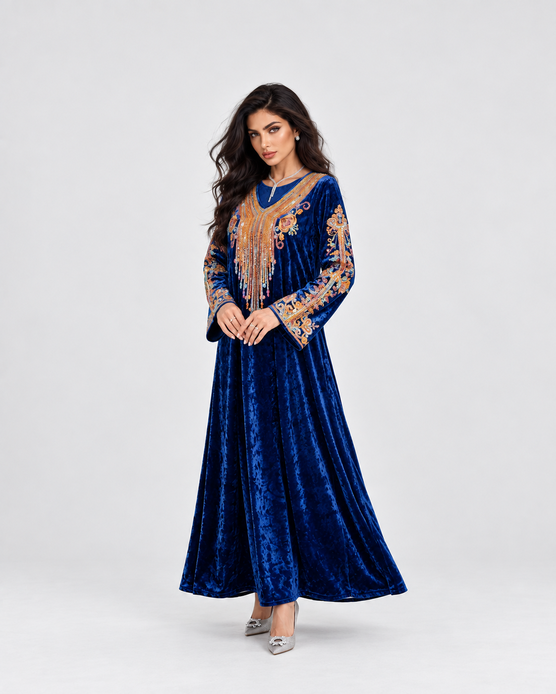 Ines Velvet Abaya JILBAYA