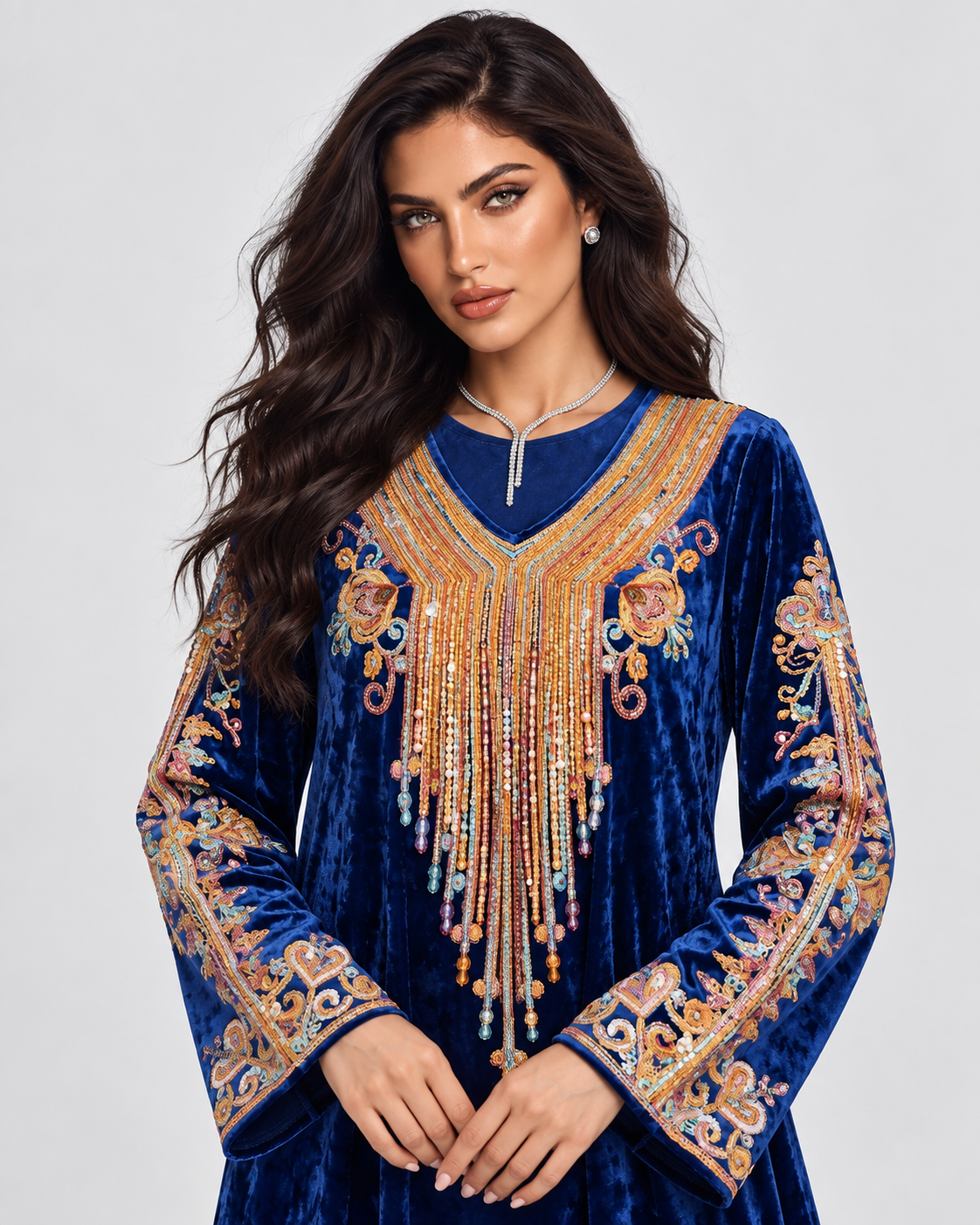 Ines Velvet Abaya JILBAYA