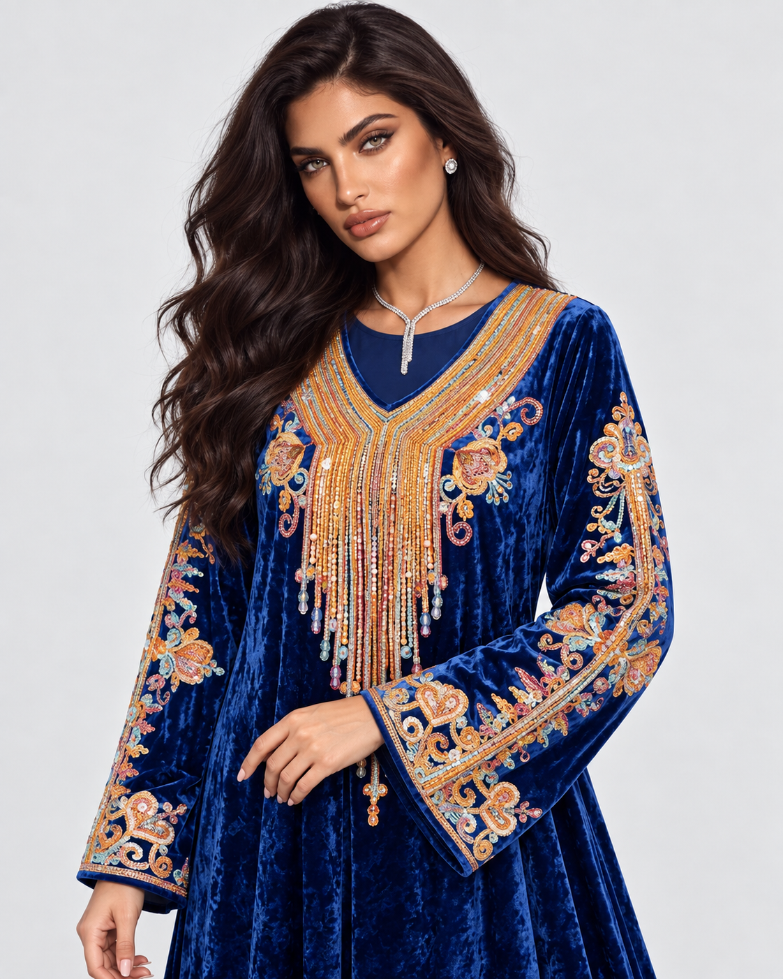 Ines Velvet Abaya JILBAYA