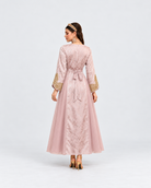 Hafsa Gold Embroidered Abaya JILBAYA