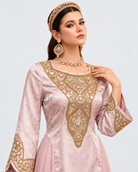 Hafsa Gold Embroidered Abaya JILBAYA
