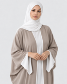 Sakina Contrast Cuff Abaya JILBAYA